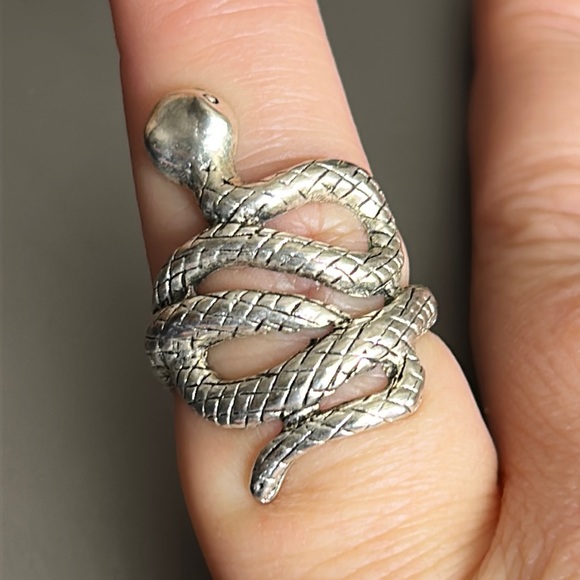 Jewelry - 🎉HP🎉 Vintage silver snake ring